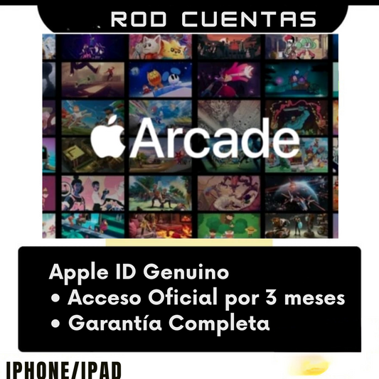 Apple arcade 3 meses (mas de 180 juegos)