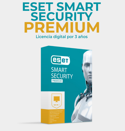 ESET SMART SECURITY PREMIUM (1 PC 3 AÑOS)🛡️