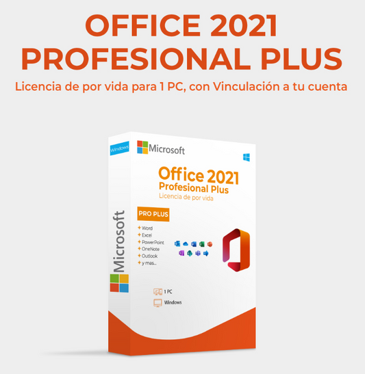 OFFICE PROFESIONAL PLUS 2021 (VINCULADO A TU CUENTA)💻